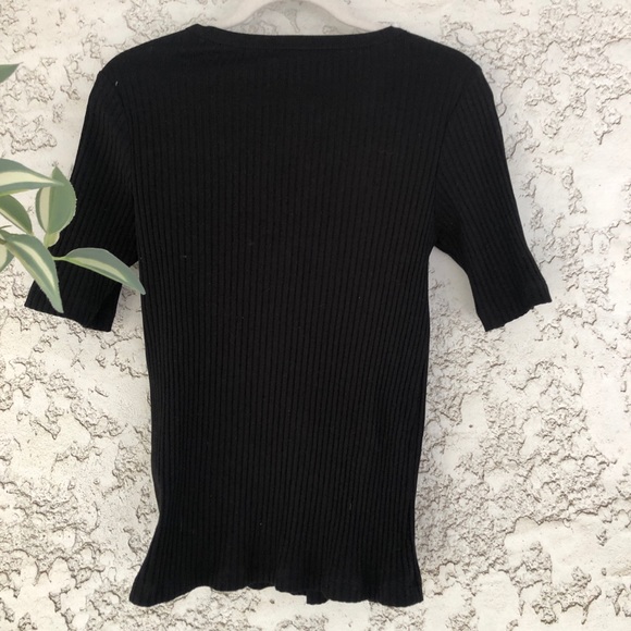 Frank & Oak Ribbed Black Top - Picture 7 of 10